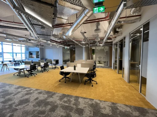 Transformatie van retaillocatie naar warme kantooromgeving